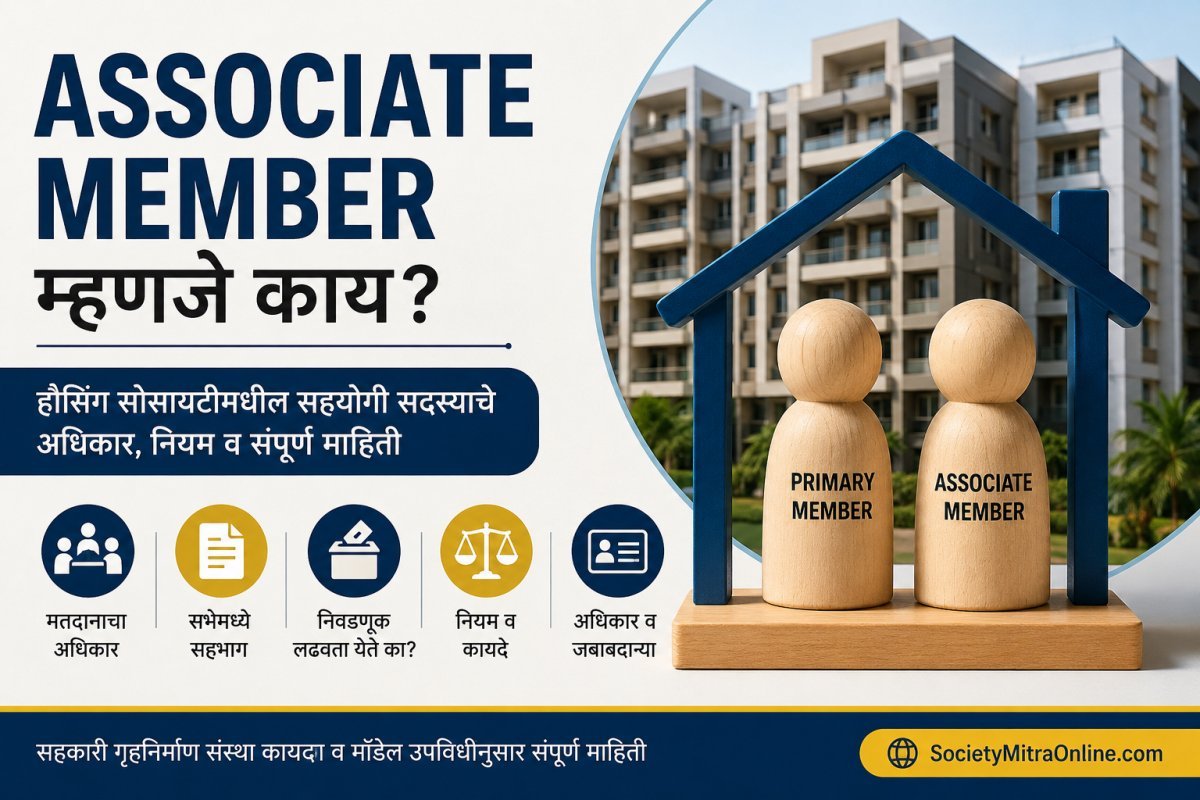 Associate Member म्हणजे काय? | हौसिंग सोसायटीमधील सहयोगी सदस्याचे अधिकार, नियम व संपूर्ण माहिती